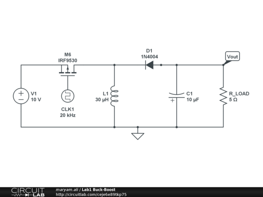 Lab1 Buck-Boost - CircuitLab