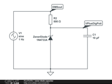 zener diode capacitor