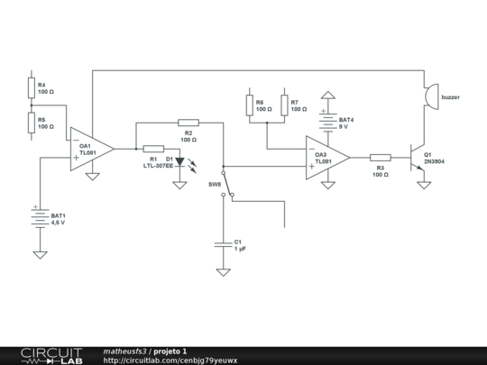 Projeto 1 - Circuitlab