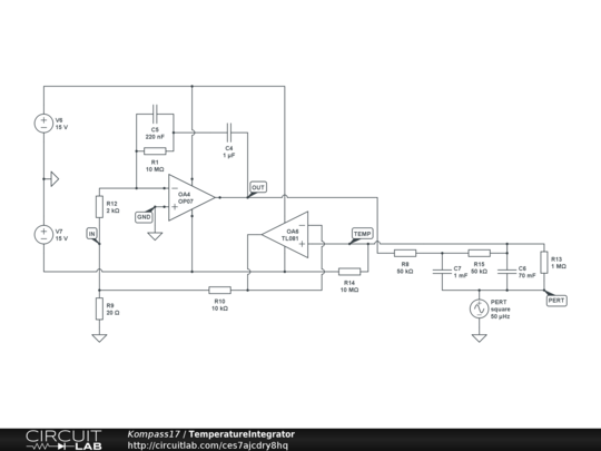 TemperatureIntegrator - CircuitLab