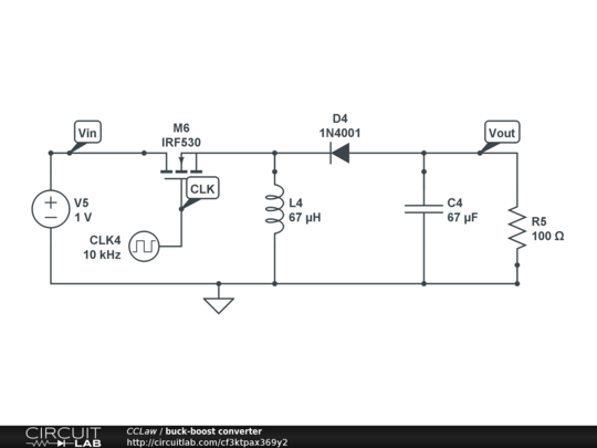 buck-boost converter - CircuitLab