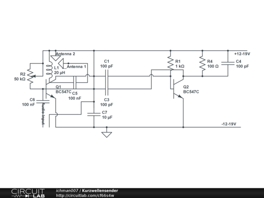 Kurzwellensender - CircuitLab