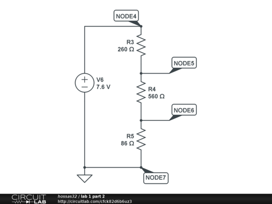 lab 1 part 2 - CircuitLab