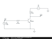 limitator simplu cu un tranzistor :R6