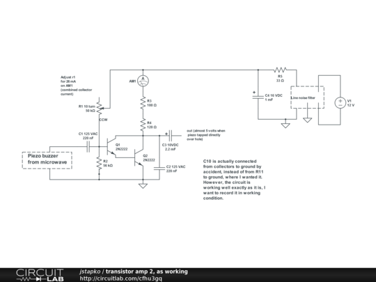 transistor amp 2, as working - CircuitLab