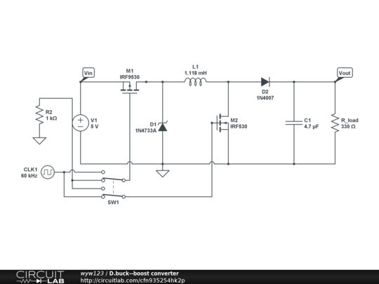 D.buck--boost converter - CircuitLab