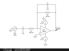 LED Organ bandpass