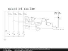 Lab 2: Analysis and Synthesis of Combinational Circuits