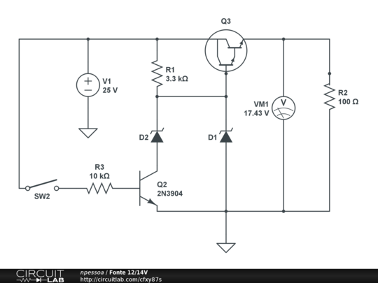 Fonte 12/14V - CircuitLab