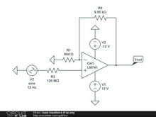 input impedance of op amp