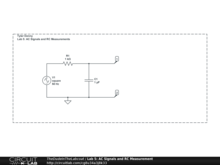 Lab 5: AC Signals and RC Measurement