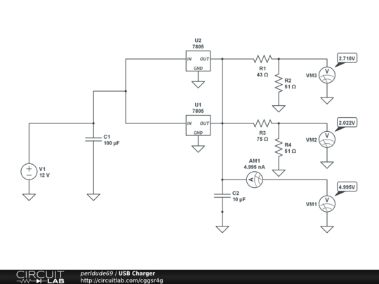 USB Charger - CircuitLab