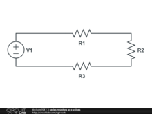 3 series resistors w_o values