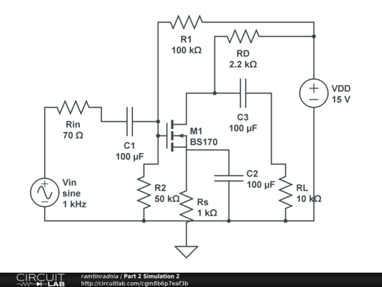 Part 2 Simulation 2 - CircuitLab