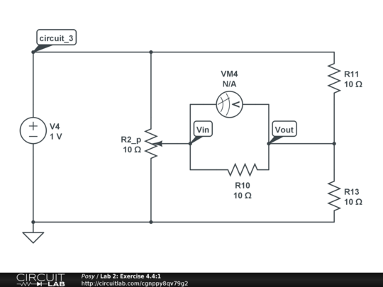 Lab 2: Exercise 4.4:1 - CircuitLab