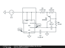 Chapter 8, Sawtooth Oscillator, Fig. 56 circuit