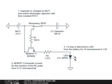 Controlled RC Pulse LED