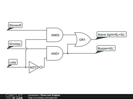 Three Lion Problem - CircuitLab