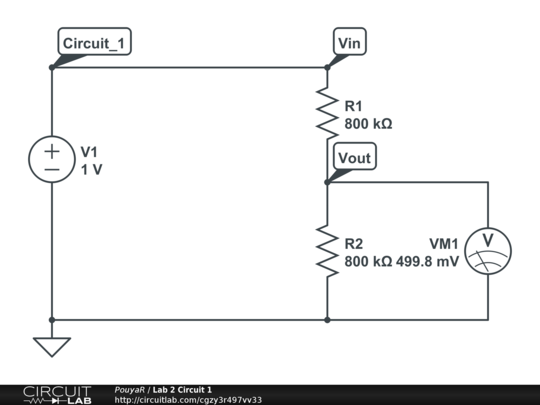 Lab 2 Circuit 1 - CircuitLab