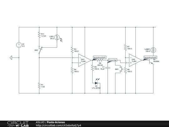 Poste-Acionas - CircuitLab