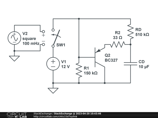 Is This An Acceptable Circuit (using Bjt) For Draining A Capacitor 