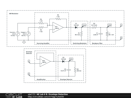 AE Lab 6 B. Envelope Detection - CircuitLab