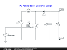 PV Panel Boost Converter Design
