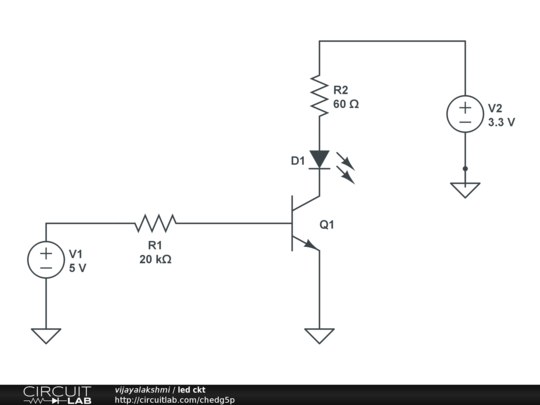 Led Ckt - Circuitlab