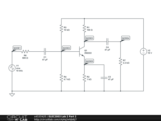 ELEC2003 Lab 2 Part 2 - CircuitLab