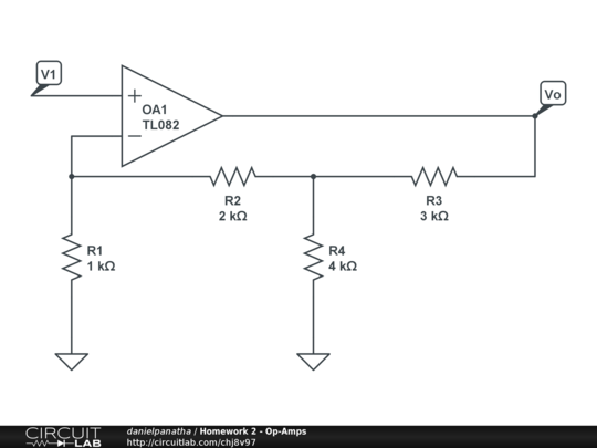 Homework 2 - Op-Amps - CircuitLab