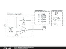 Variable Inverting Amplifier