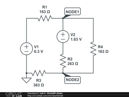 Lab 3 - Kirchoff's Rules - CircuitLab