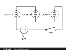 Series lamps