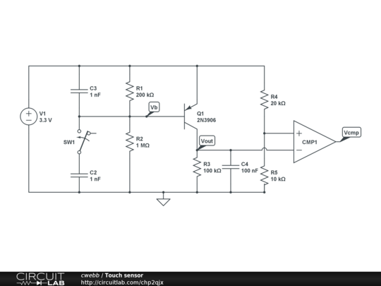 Touch sensor - CircuitLab