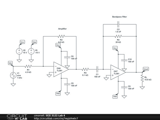 ECE 3122 Lab 4 - CircuitLab