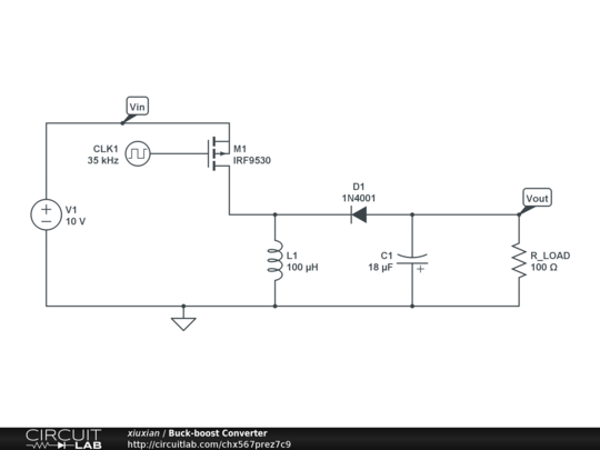 Buck-boost Converter - CircuitLab