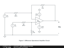 LAB 4 (Difference Op-Amp)