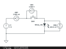 led torch circuit