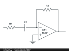 First-Order Highpass