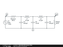 Maximally-flat lowpass filter