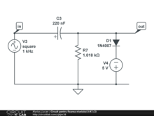 Circuit pentru fixarea nivelului:3:R7,C3