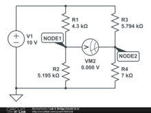 Lab 3: Bridge Circuit (2.1)