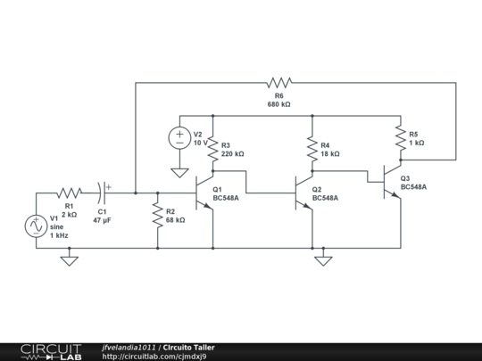 CIrcuito Taller - CircuitLab