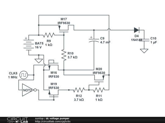 dc voltage pumper - CircuitLab