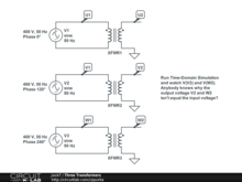 Problem with three transformers