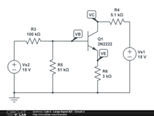 Lab 4 - Large-Signal BJT - Circuit 2