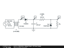 Electronics - Design Project - DC Power Supply