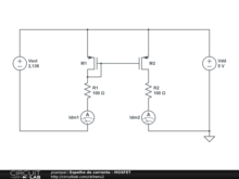 Espelho de corrente - MOSFET