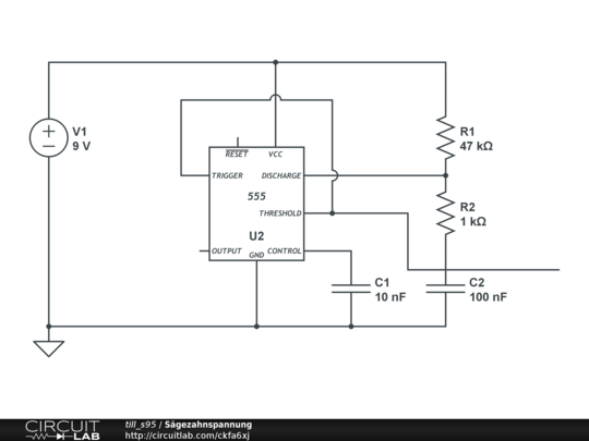 Sägezahnspannung - CircuitLab