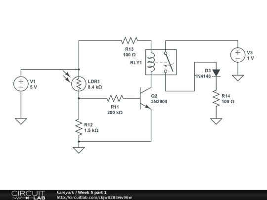 Week 5 part 1 - CircuitLab